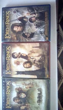 The Lord of the Rings Trilogy widescreen DVD format 1