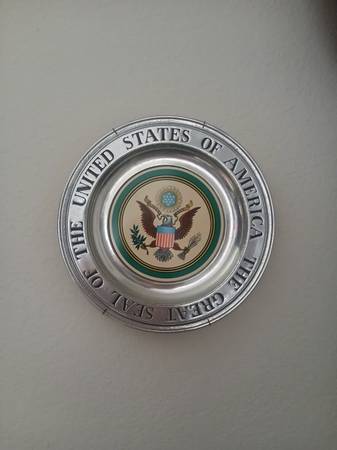 The great seal of the united states of america- metal plate 1