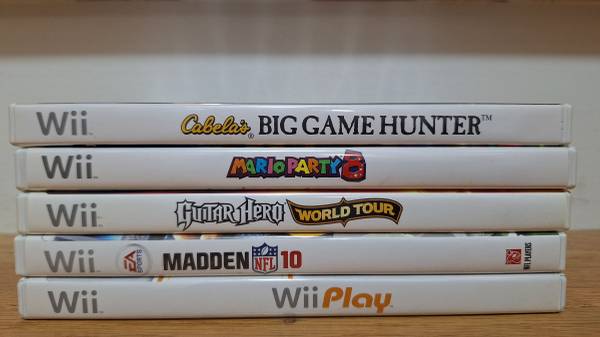 5 WII games 1