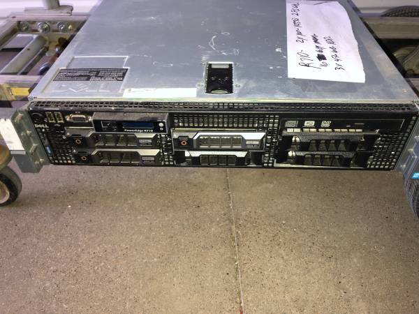 Dell PowerEdge R710 Dual Intel Xeon X5570 @2.93GHz 61GB / 3 x 450 GB 1