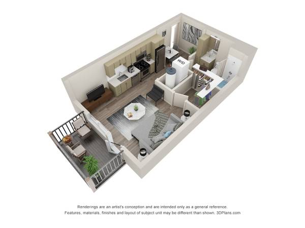 $1,288 / 434ft2 - Stay cool with in-unit ceiling fans! Now renting at The Byway! (Wood Village - 5 minute drive from 1,000 Acre Dog Park)63672637146883123