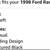 1993-05 Ford RANGER + MAZDA .B Trucks DRIVER Side Mirror.(NEW 5 thumbnail
