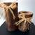 New Solid Wood Candle Holders Candlesticks Bow Decorated Set of 2 1 thumbnail