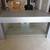 TV Stand with Glass Shelves (Silver) 1 thumbnail