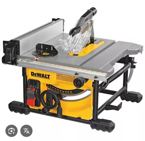 Dewalt 8 1/4” table saw 1