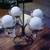 WOW Wrought Iron Round Ball Candle Holder  9" H  + 2 Box Extra Candles 4 thumbnail