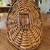 Unique Round Brown Basket with Handle & Stick Sides, Oval Baskets 17 thumbnail