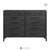 Wade Logan Brentson 60 in W 12 - Drawer Dresser Black 4 thumbnail