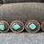 Sterling Silver Turquoise Concha belt. Castle Dome Blue Turquoise 12 thumbnail