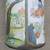 VINTAGE 1970s WALT DISNEY SNOW WHITE 19” METAL TRASH CAN 14 thumbnail