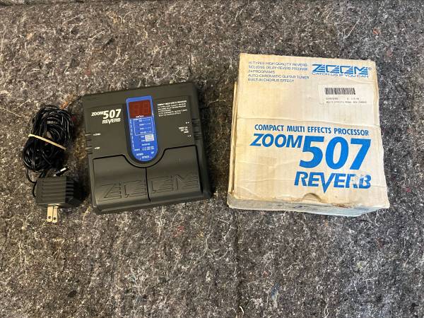 Zoom 507 Reverb Digital Compact Multi Effects Processor Guitar Pedal 1