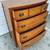 Vintage 1950s Dixie Mahogany Bow-Front Tall Dresser/Chest of Drawers 15 thumbnail