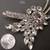 Juliana D&E Brooch Crystal 3 Spray 2 Stem Silver Pin Vintage Fashion 3 thumbnail