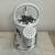 Vintage White & Black Floral Watering Can/ Pitcher 5 thumbnail