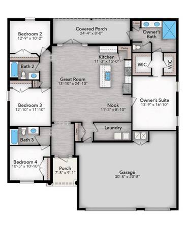 $3700.00 / 4br - 2735ft2 - Brand New 4 Bed/3 Bath/3 Car Garage Single Family Home in Palm Bay, FL63823721807105121