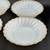 Vintage Anchor Hocking Gold Rimmed Milk Glass Berry Bowls - Set of 4 6 thumbnail
