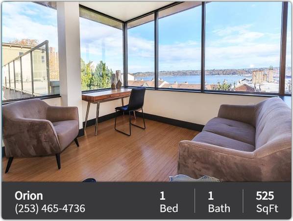 $1,499 / 1br - 525ft2 - Great location near public transportation! The Orion (Tacoma)63862289271809121