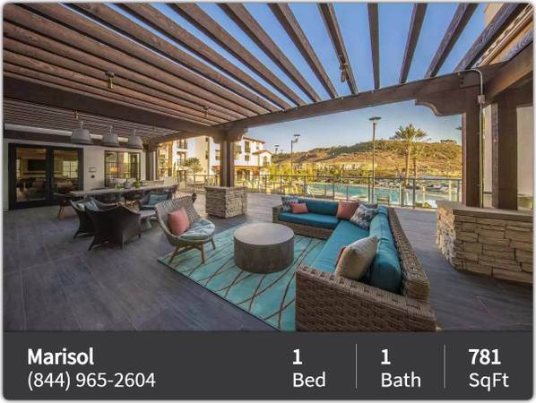 $2,771 / 1br - 781ft2 - Woof! Bark! Meow! Pets Allowed Here! Check us out! (Carlsbad - Lake Calvera Hiking Trail)64037218914434121