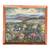 1950s Vintage Landscape Painting "Pastel Home" Framed Original Signed 1 thumbnail