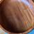 Polynesia carved wood bowl set, tropical hut and mountain motif. 2 thumbnail