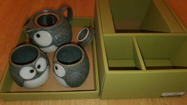 Owl tea set 1