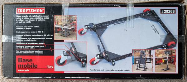 Craftsman Universal Mobile Base 928268 (NOS) 1