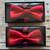 2 Sets Elegant Red Bow Tie with Cufflinks 1 thumbnail