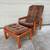 Domino Mobler teak Danish Modern lounge chair ottoman mid century 2 thumbnail