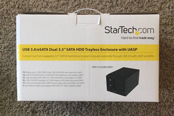 Startech.com Dual Trayless Enclosure 1