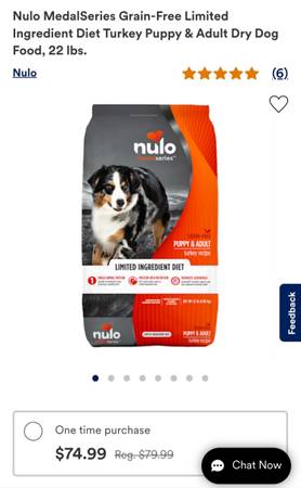 Nulo MedalSeries Grain-Free Limited Ingredient Diet Turkey Puppy & Adult Dry Dog 1