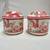 Joyfully Yours 2.5" Votive Candle Holders, Red/White Floral, Psalm 9:1 11 thumbnail