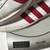 Adidas white leather & red stripes shoes mens size 7 / womens 8.5 8 thumbnail