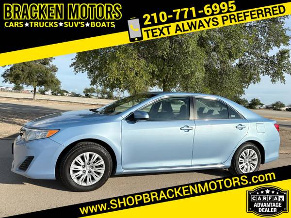 1 2012 Toyota Camry LE SEDAN 1