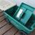 Ames Lawn Buddy 2 cubic foot garden hopper cart with flip up gray top 10 thumbnail
