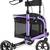 Purple, three wheeled walker 1 thumbnail