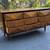 United Diamond Mid Century Walnut 9 Drawer Dresser/Credenza/Media center. 6 thumbnail
