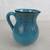 DeSilva Italian Glazed Terracotta Turquoise Pitcher 6 3/4" Tall 4 thumbnail