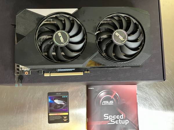 ASUS Nvidia RTX 3060 ti, in box 1