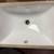 NEW White Undermount Bathroom SQUARE 18" Vanity Sink 1 thumbnail
