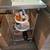 stainless steel rolling kitchen utility cart with a shelf and locking wheels. Th 2 thumbnail