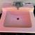 Vintage Pink Sink Retro Antique Mid Century Modern Atomic 1 thumbnail