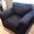 Ashley Navy Blue Lounge Chair 1 thumbnail