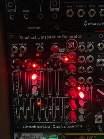 Stochastic Inspiration Generator - Eurorack Sequencer - $425 (hercules, pinole, san pablo, el sob)63470638777859121