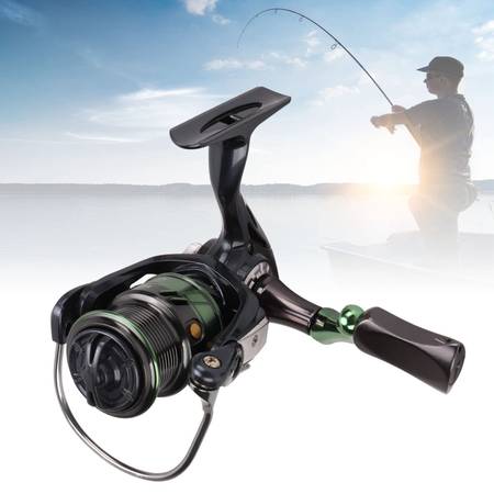 Spinning Rubber Fishing Reel Stainless Steel 6.2 1 Gear Ratio 200g 1