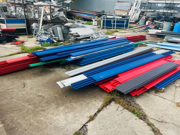 Aluminum panels powder coated 1