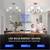 Sputnik Ceiling Light Fixture Brushed Nickel Semi Flush Mount Ceiling Light 4-Li 3 thumbnail