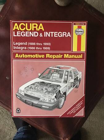 Acura Legend and Integra Repair Manual 1