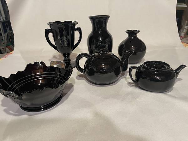 Black Amethyst glass collection 1