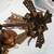 2 Art Deco Circa 1930s  5 Light Slip Shade Chandeliers All Orig. 16 thumbnail