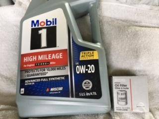 Nissan oil and filter 1